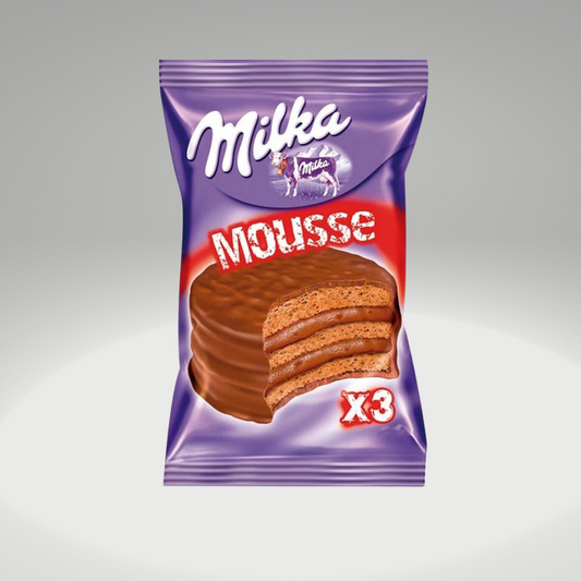 Milka Alfajor Triple with chocolate Mousse