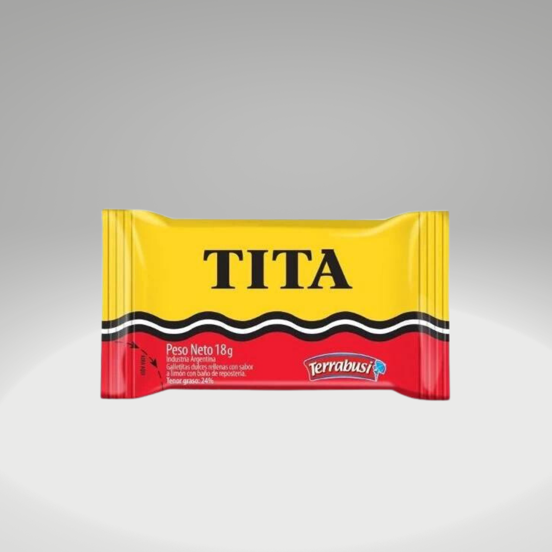 Tita Chocolate Coated Cookie With Lemon Cream Filling