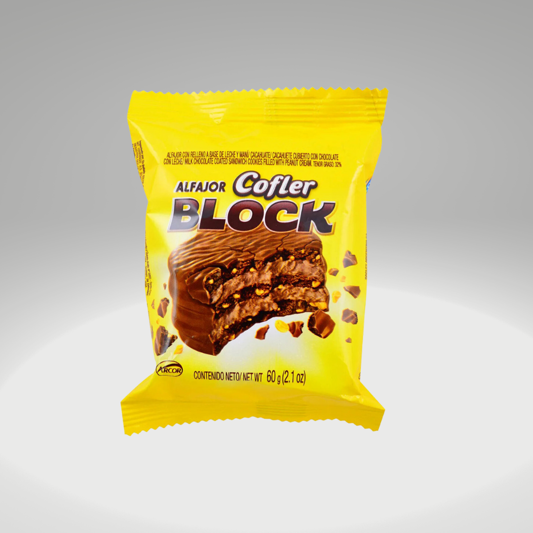 Block Alfajor triple mousse from COFLER