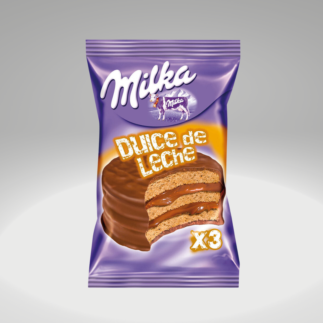 Alfajor Milka Dulce de leche