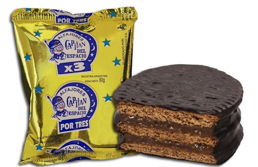 Alfajor Capitán de espacio 3x