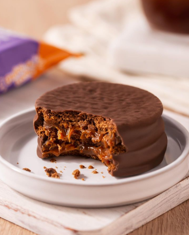 Alfajor Milka Dulce de leche